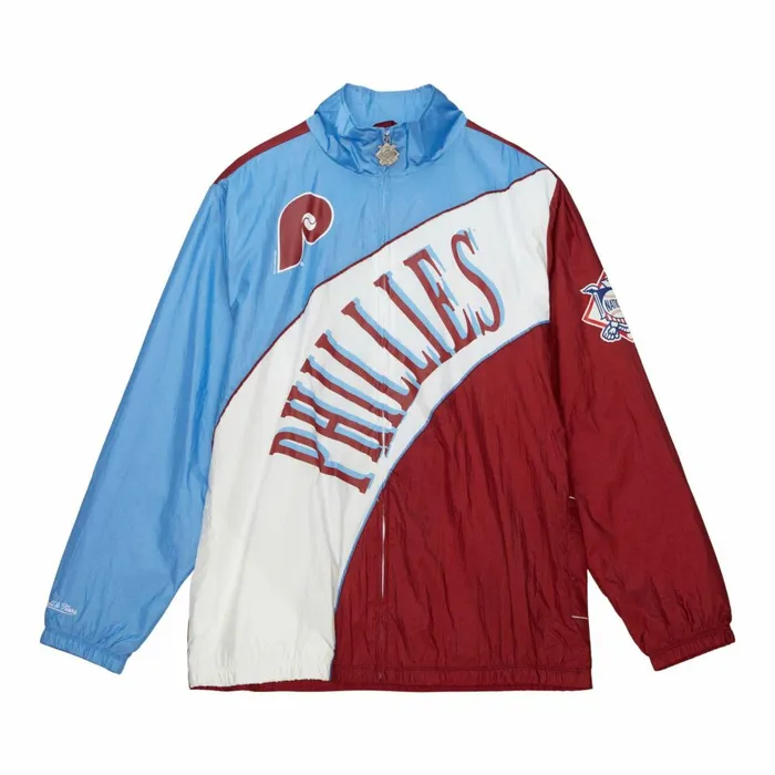 Men039s Jackets and Outerwear Mitchell and Ness Arched Retro Lined Windbreaker Philadelphia Phillies Men039s Jackets and Outerwear Mitchell and Ness Arched Retro Lined Windbreaker Philadelphia Phillies