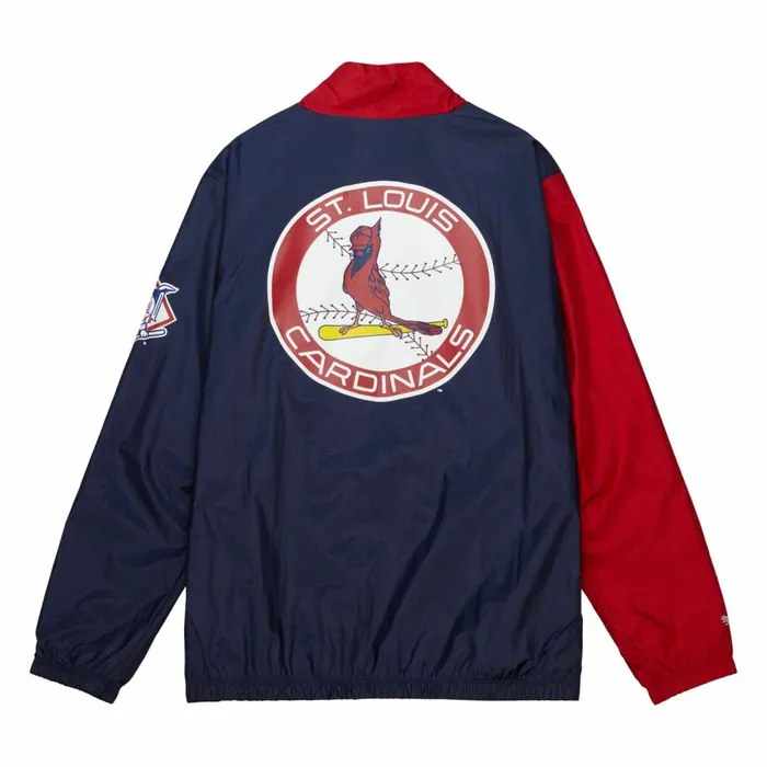 Men039s Jackets and Outerwear Mitchell and Ness Arched Retro Lined Windbreaker St Louis Cardinals Men039s Jackets and Outerwear Mitchell and Ness Arched Retro Lined Windbreaker St Louis Cardinals