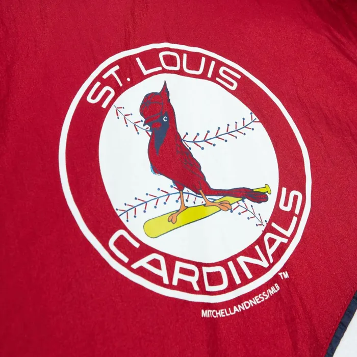 Men039s Jackets and Outerwear Mitchell and Ness Arched Retro Lined Windbreaker St Louis Cardinals Men039s Jackets and Outerwear Mitchell and Ness Arched Retro Lined Windbreaker St Louis Cardinals