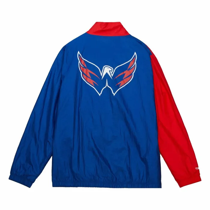 Men039s Jackets and Outerwear Mitchell and Ness Arched Retro Lined Windbreaker Washington Capitals Men039s Jackets and Outerwear Mitchell and Ness Arched Retro Lined Windbreaker Washington Capitals