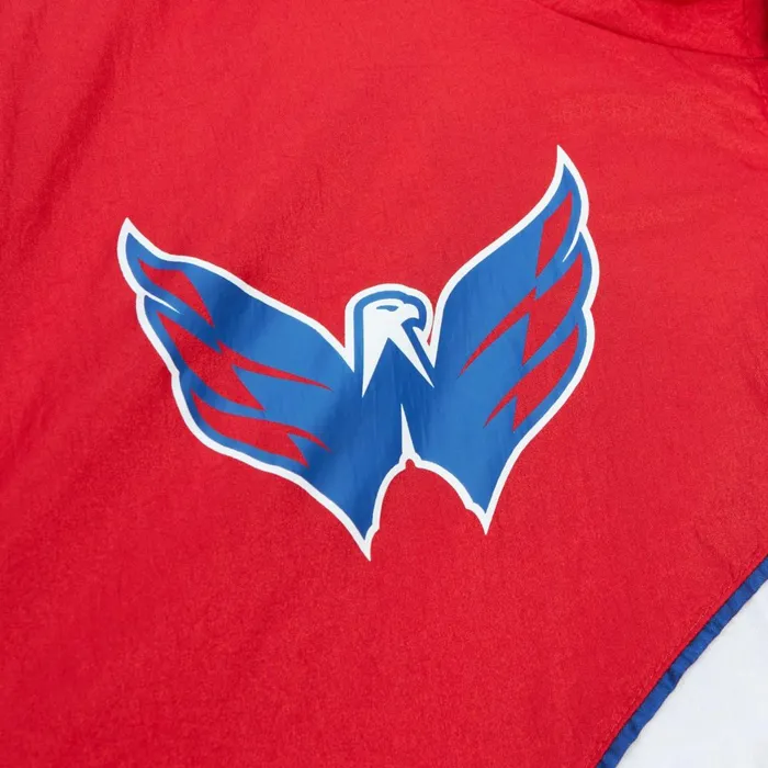 Men039s Jackets and Outerwear Mitchell and Ness Arched Retro Lined Windbreaker Washington Capitals Men039s Jackets and Outerwear Mitchell and Ness Arched Retro Lined Windbreaker Washington Capitals