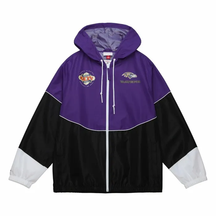 Men039s Jackets and Outerwear Mitchell and Ness Home Team Lightweight Windbreaker Baltimore Ravens Men039s Jackets and Outerwear Mitchell and Ness Home Team Lightweight Windbreaker Baltimore Ravens