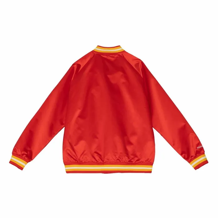 Men039s Jackets and Outerwear Mitchell and Ness Lightweight Satin Jacket Calgary Flames Men039s Jackets and Outerwear Mitchell and Ness Lightweight Satin Jacket Calgary Flames