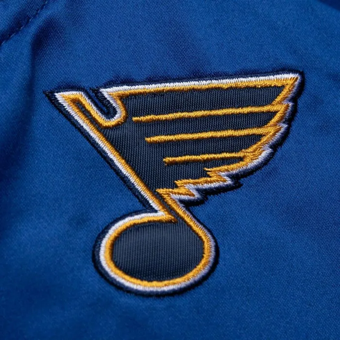 Men039s Jackets and Outerwear Mitchell and Ness Lightweight Satin Jacket St Louis Blues Men039s Jackets and Outerwear Mitchell and Ness Lightweight Satin Jacket St Louis Blues