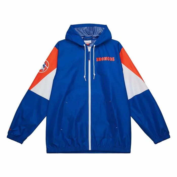 Men039s Jackets and Outerwear Mitchell and Ness Throw It Back Full Zip Windbreaker Denver Broncos Men039s Jackets and Outerwear Mitchell and Ness Throw It Back Full Zip Windbreaker Denver Broncos