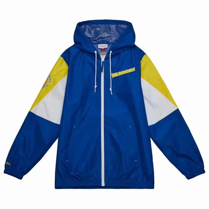 Men039s Jackets and Outerwear Mitchell and Ness Throw It Back Full Zip Windbreaker Golden State Warriors Men039s Jackets and Outerwear Mitchell and Ness Throw It Back Full Zip Windbreaker Golden State Warriors