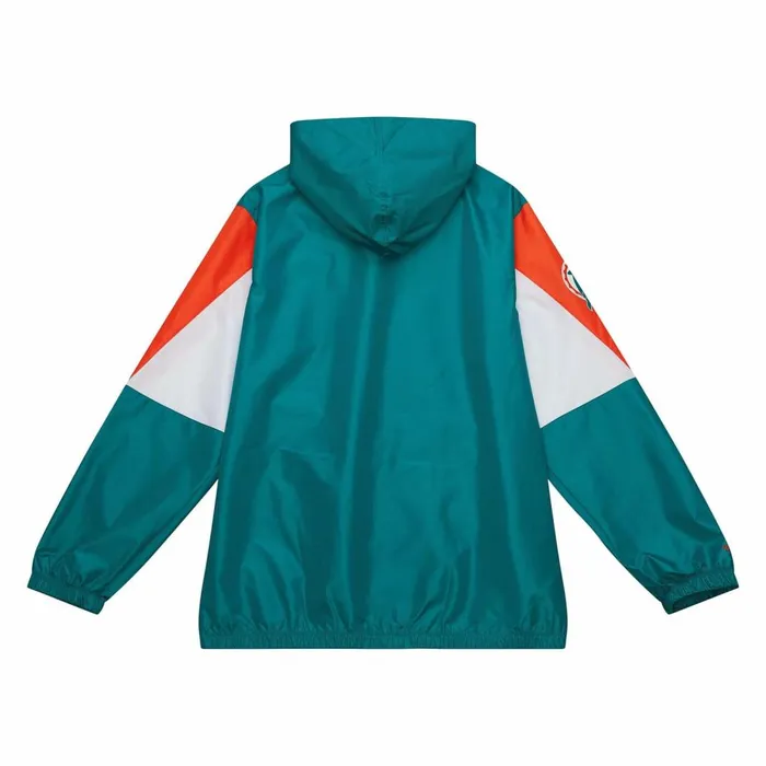 Men039s Jackets and Outerwear Mitchell and Ness Throw It Back Full Zip Windbreaker Miami Dolphins Men039s Jackets and Outerwear Mitchell and Ness Throw It Back Full Zip Windbreaker Miami Dolphins