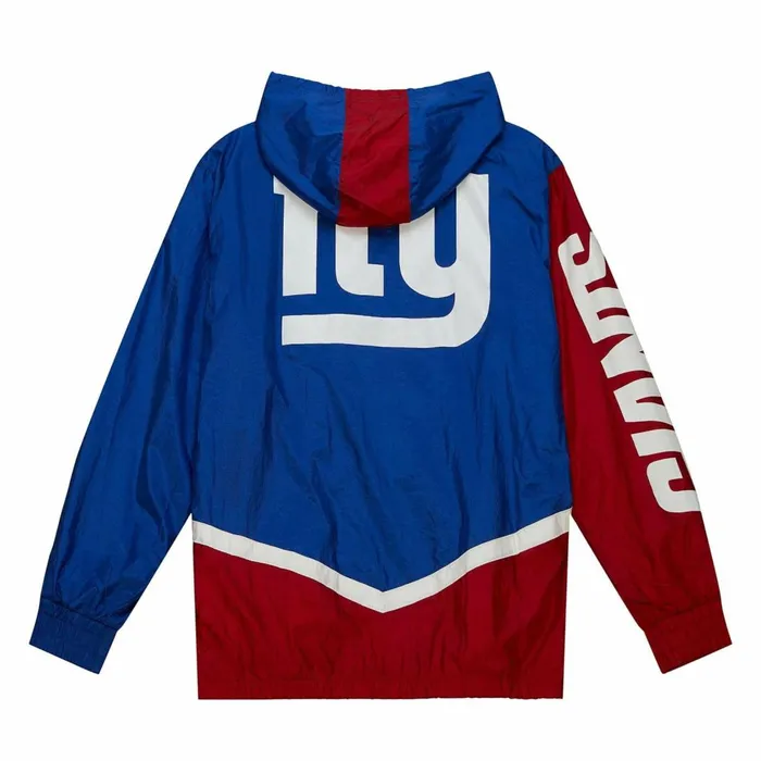 Men039s Jackets and Outerwear Mitchell and Ness Undeniable Full Zip Windbreaker New York Giants Men039s Jackets and Outerwear Mitchell and Ness Undeniable Full Zip Windbreaker New York Giants