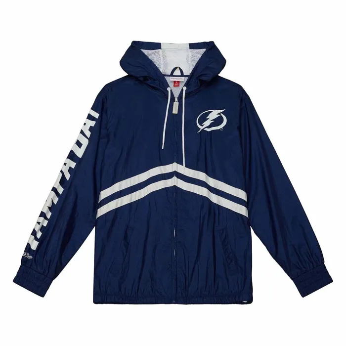 Men039s Jackets and Outerwear Mitchell and Ness Undeniable Full Zip Windbreaker Tampa Bay Lightning Men039s Jackets and Outerwear Mitchell and Ness Undeniable Full Zip Windbreaker Tampa Bay Lightning