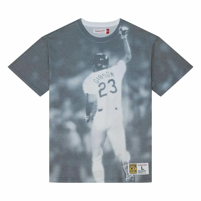 Men039s MLB Mitchell and Ness Highlight Sublimated Player Tee Los Angeles Dodgers Kirk Gibson Men039s MLB Mitchell and Ness Highlight Sublimated Player Tee Los Angeles Dodgers Kirk Gibson