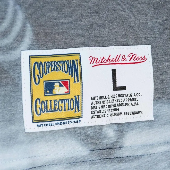 Men039s MLB Mitchell and Ness Highlight Sublimated Player Tee Pittsburgh Pirates Roberto Clemente Men039s MLB Mitchell and Ness Highlight Sublimated Player Tee Pittsburgh Pirates Roberto Clemente