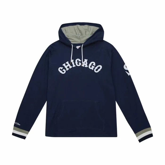 Men039s MLB Mitchell and Ness Legendary Slub Long Sleeve Hoodie Chicago White Sox Men039s MLB Mitchell and Ness Legendary Slub Long Sleeve Hoodie Chicago White Sox