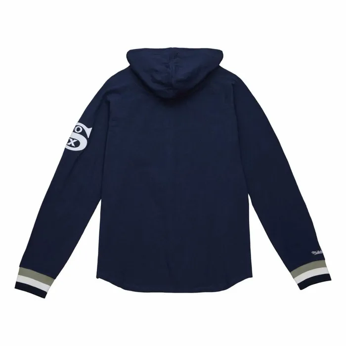 Men039s MLB Mitchell and Ness Legendary Slub Long Sleeve Hoodie Chicago White Sox Men039s MLB Mitchell and Ness Legendary Slub Long Sleeve Hoodie Chicago White Sox