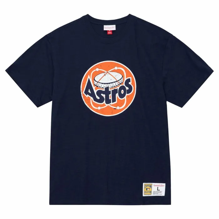 Men039s MLB Mitchell and Ness Legendary Slub SS Tee Houston Astros