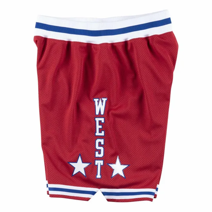 Men039s NBA Authentic Mitchell and Ness Authentic Shorts AllStar West 1988 Men039s NBA Authentic Mitchell and Ness Authentic Shorts AllStar West 1988