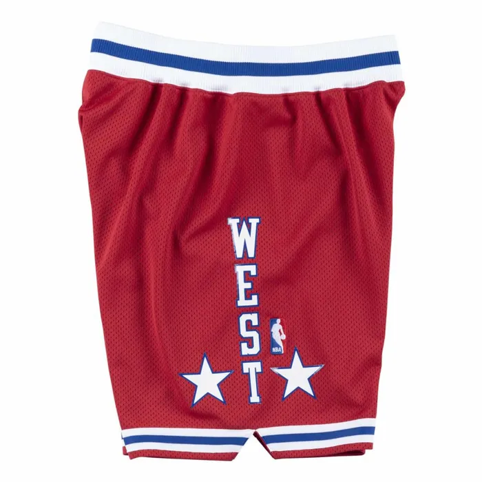 Men039s NBA Authentic Mitchell and Ness Authentic Shorts AllStar West 1988 Men039s NBA Authentic Mitchell and Ness Authentic Shorts AllStar West 1988