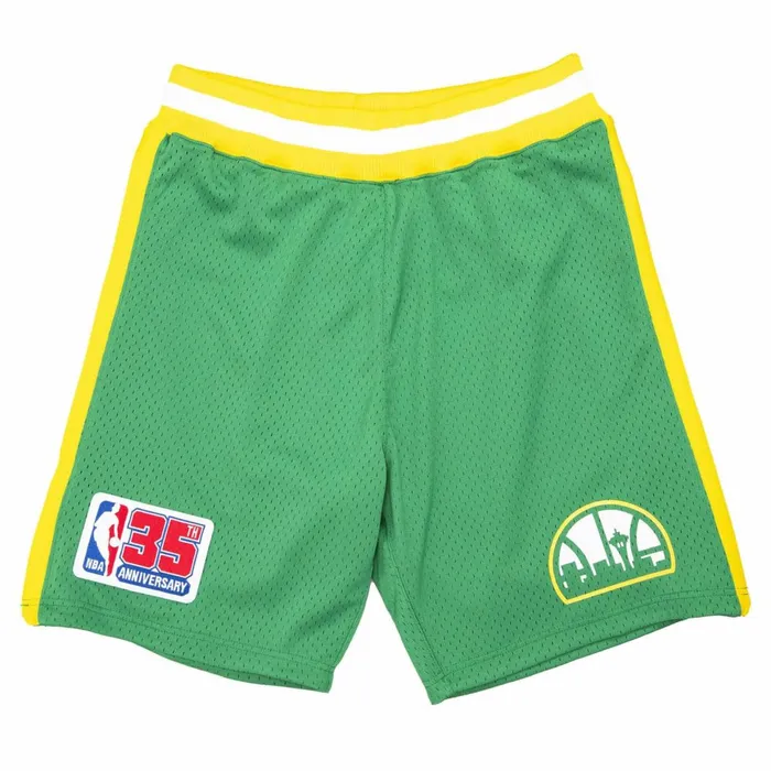 Men039s NBA Authentic Mitchell and Ness Authentic Shorts Seattle SuperSonics 198081 Men039s NBA Authentic Mitchell and Ness Authentic Shorts Seattle SuperSonics 198081