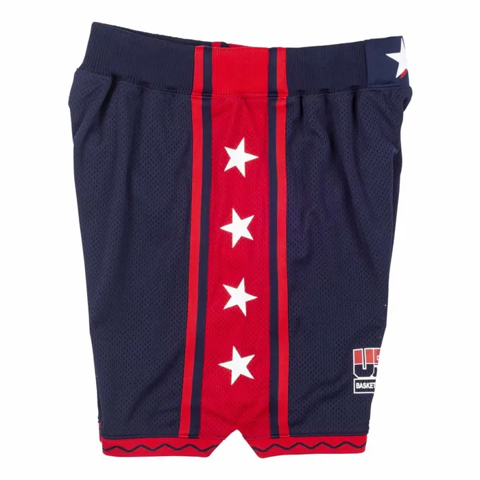 Men039s NBA Authentic Mitchell and Ness Authentic Team USA Mens 199697 Shorts Men039s NBA Authentic Mitchell and Ness Authentic Team USA Mens 199697 Shorts