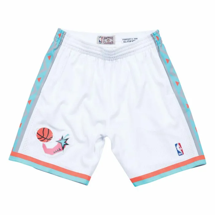 Men039s NBA Swingman Mitchell and Ness Swingman Shorts AllStar West 1996