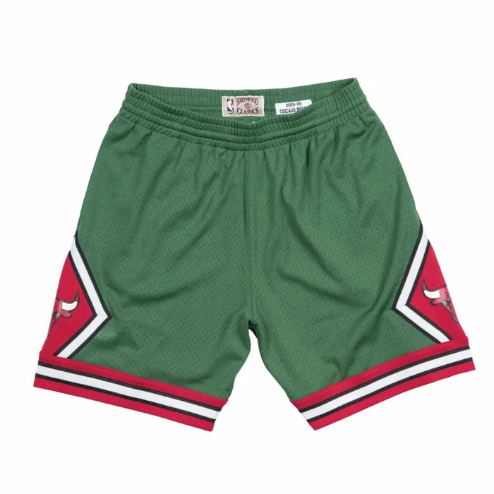 Men039s NBA Swingman Mitchell and Ness Swingman Shorts Chicago Bulls 200809