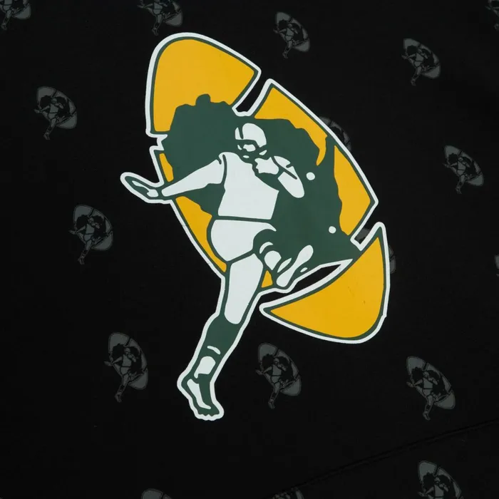 Men039s NFL Mitchell and Ness AOP Fleece Hoodie Green Bay Packers Men039s NFL Mitchell and Ness AOP Fleece Hoodie Green Bay Packers