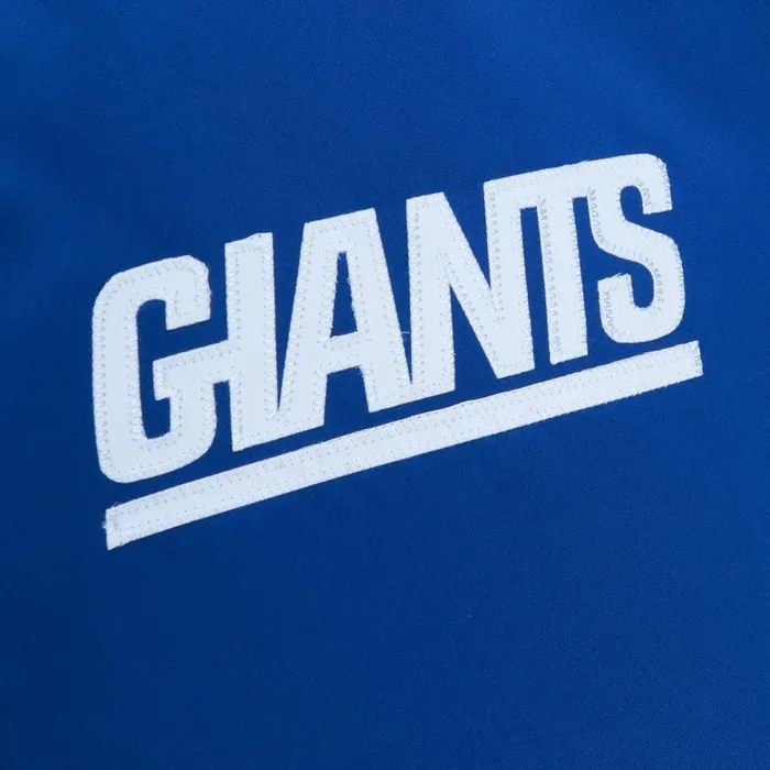 Men039s NFL Mitchell and Ness Heavyweight Satin Jacket New York Giants Men039s NFL Mitchell and Ness Heavyweight Satin Jacket New York Giants