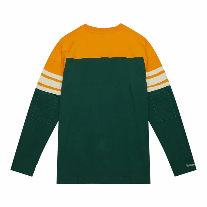 Men039s NFL Mitchell and Ness Special Script Long Sleeve Green Bay Packers Men039s NFL Mitchell and Ness Special Script Long Sleeve Green Bay Packers