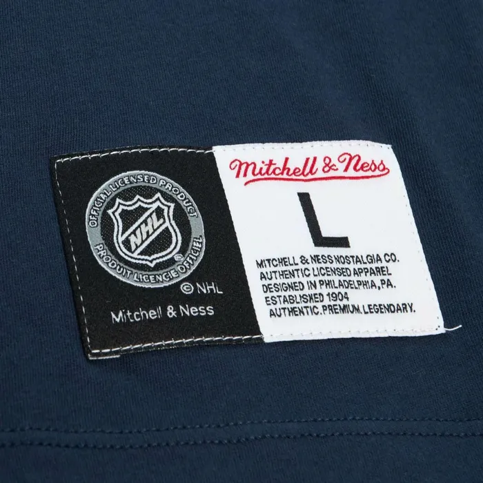 Men039s NHL Mitchell and Ness Color Blocked SS Tee Seattle Kraken Men039s NHL Mitchell and Ness Color Blocked SS Tee Seattle Kraken