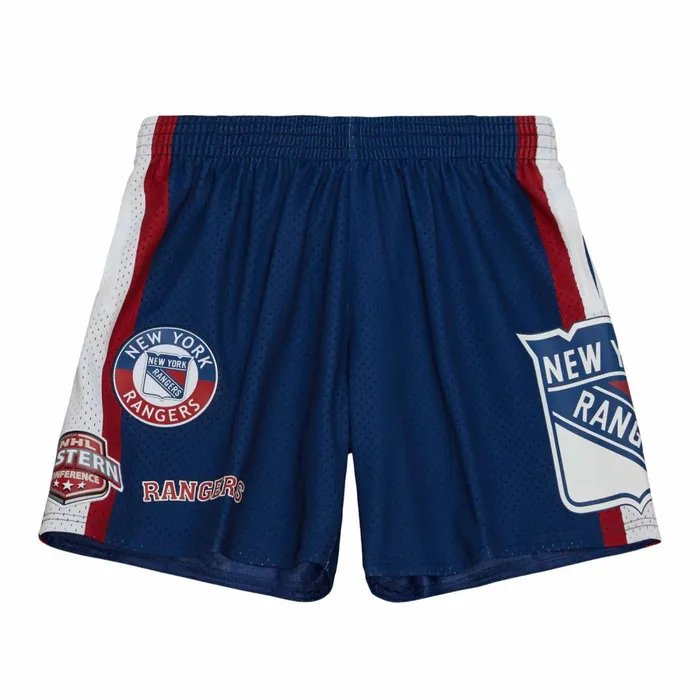 Men039s Shorts Mitchell and Ness City Collection Mesh Shorts New York Rangers Men039s Shorts Mitchell and Ness City Collection Mesh Shorts New York Rangers