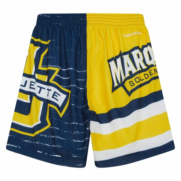 Men039s Shorts Mitchell and Ness Jumbotron 30 Shorts Marquette University Men039s Shorts Mitchell and Ness Jumbotron 30 Shorts Marquette University