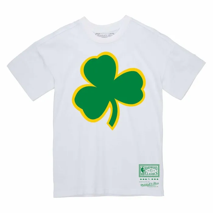 Men039s TShirts and Tops Mitchell and Ness Basic Logo 4 Tee Boston Celtics