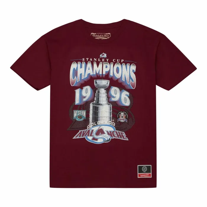 Men039s TShirts and Tops Mitchell and Ness Cup Chase Tee Colorado Avalanche