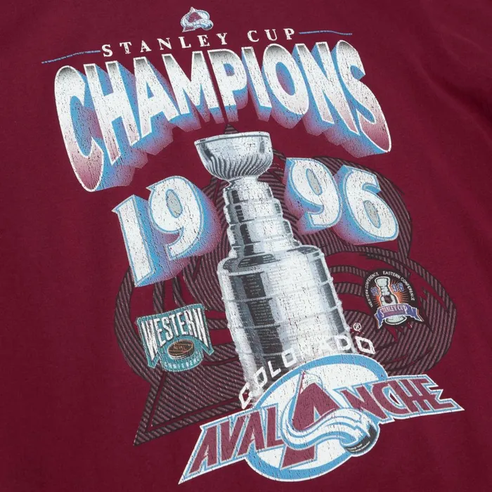 Men039s TShirts and Tops Mitchell and Ness Cup Chase Tee Colorado Avalanche Men039s TShirts and Tops Mitchell and Ness Cup Chase Tee Colorado Avalanche
