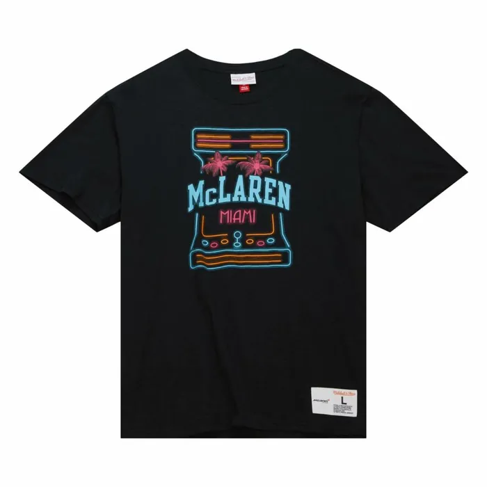 Men039s TShirts and Tops Mitchell and Ness MandN X McLaren Miami Grand Prix Slub SS Tee Men039s TShirts and Tops Mitchell and Ness MandN X McLaren Miami Grand Prix Slub SS Tee
