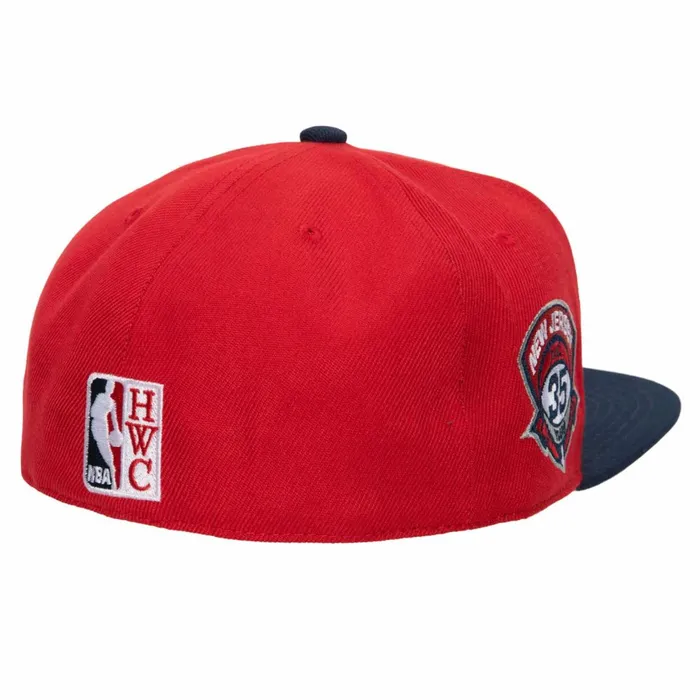 Men039sWomen039s Fitted 163 Styles Mitchell and Ness Team Side Fitted HWC New Jersey Nets Men039sWomen039s Fitted 163 Styles Mitchell and Ness Team Side Fitted HWC New Jersey Nets