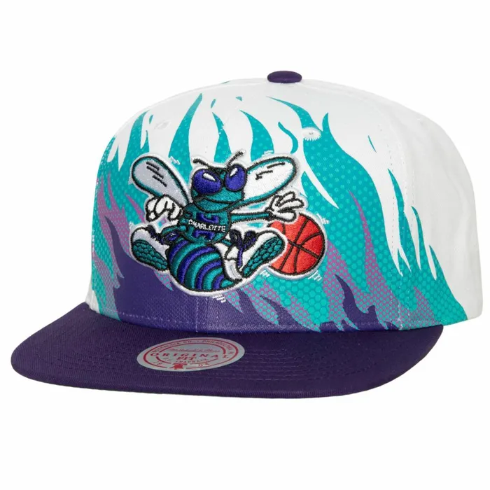 Men039sWomen039s Snapback 1921 Styles Mitchell and Ness Hot Fire Snapback HWC Charlotte Hornets