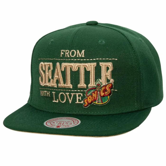 Men039sWomen039s Snapback 1921 Styles Mitchell and Ness With Love Snapback HWC Seattle Supersonics Men039sWomen039s Snapback 1921 Styles Mitchell and Ness With Love Snapback HWC Seattle Supersonics
