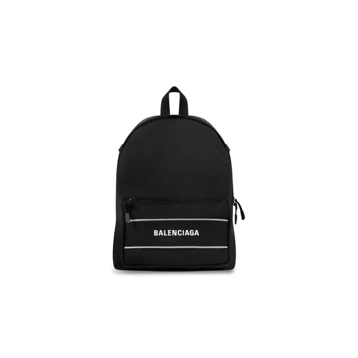 Men Backpacks Balenciaga Sport Crossbody Backpack In Blackwhite