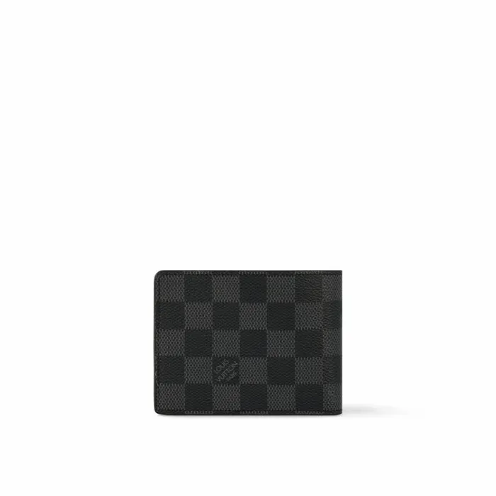 Men Bags Louis Vuitton Louis Vuitton N63261 Slender Wallet Damier Graphite Canvas 8211 Louis Vuitton Handbag Store