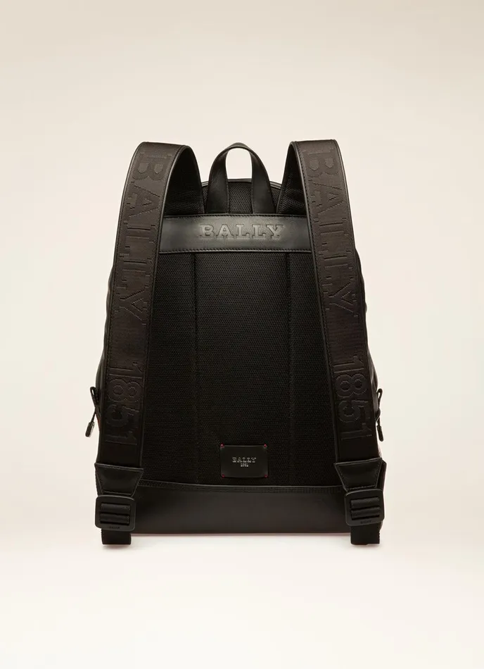 Men Bally Backpacks Harper 8211 Leather Backpack In Brown and Black