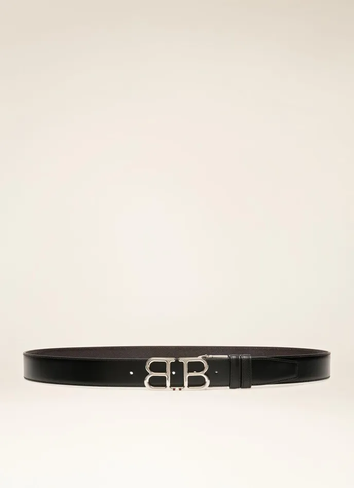 Men Bally Belts Britt 8211 Leather 35mm Belt In Black