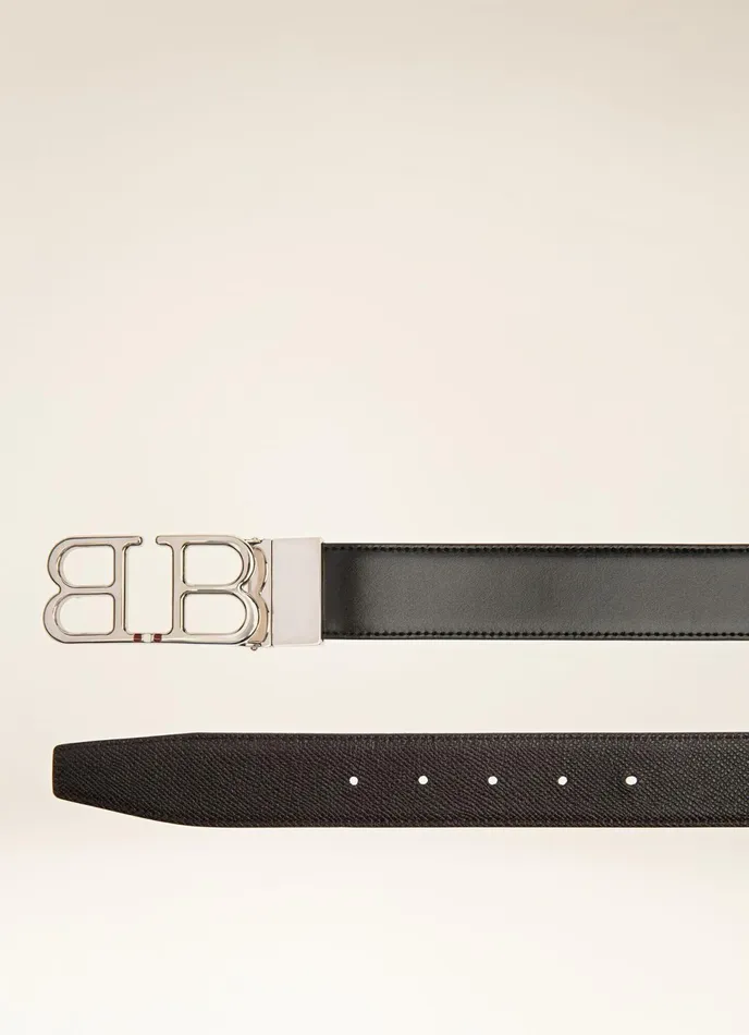 Men Bally Belts Britt 8211 Leather 35mm Belt In Black