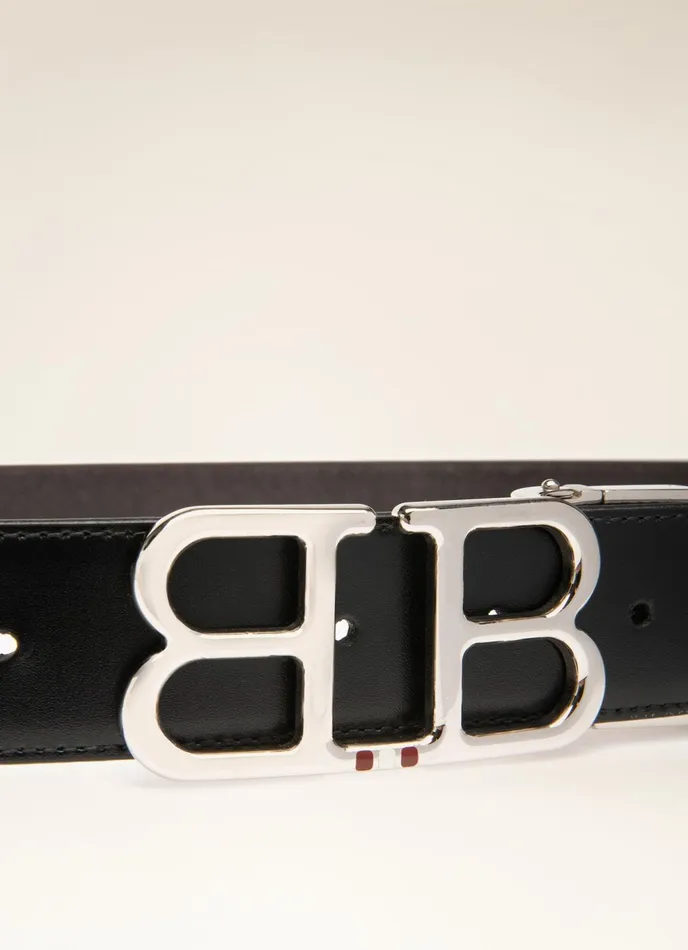 Men Bally Belts Britt 8211 Leather 35mm Belt In Black