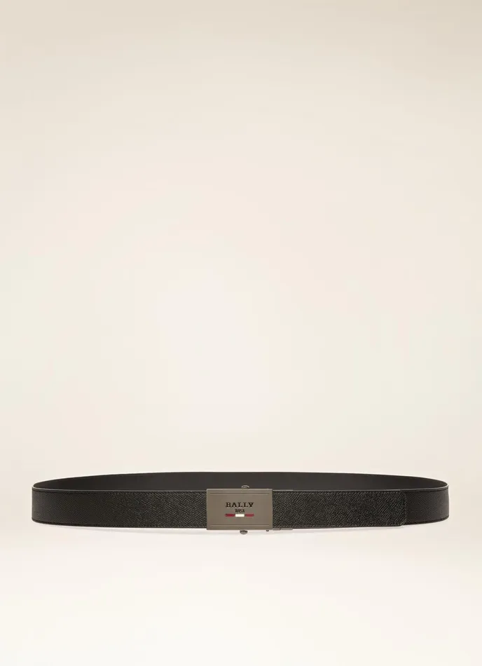 Men Bally Belts Gyll 8211 Leather 35mm Belt In Black
