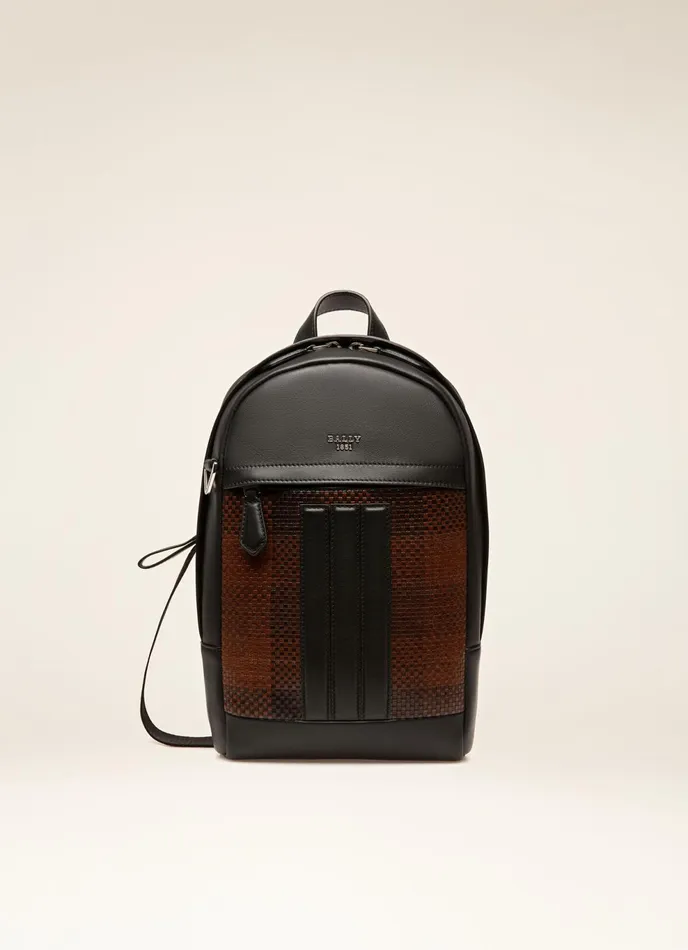 Men Bally Messenger Bags Hari 8211 Leather Sling Bag In Brown and Black