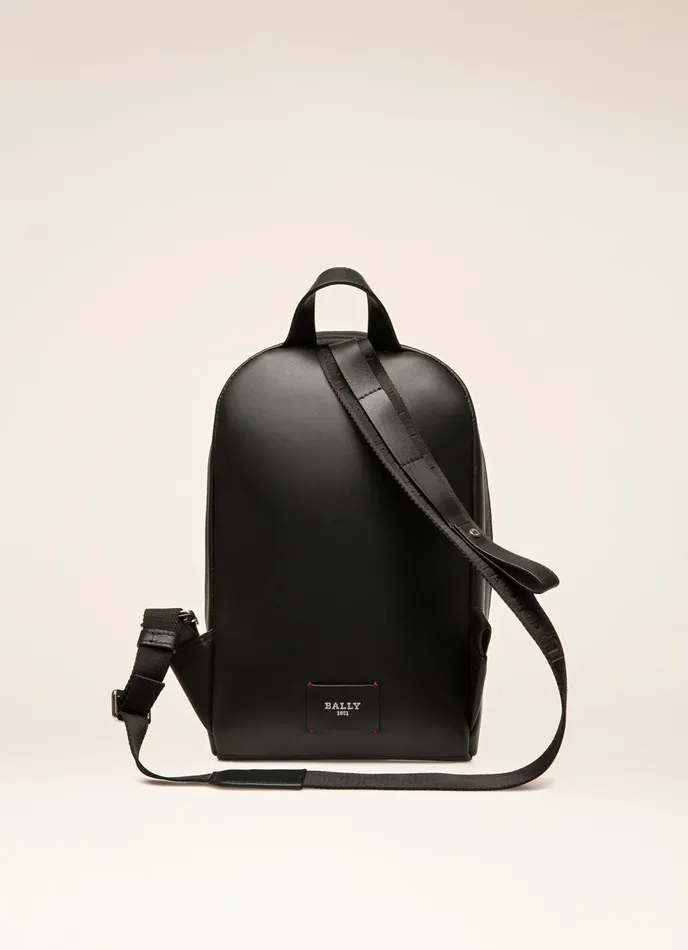 Men Bally Messenger Bags Hari 8211 Leather Sling Bag In Brown and Black