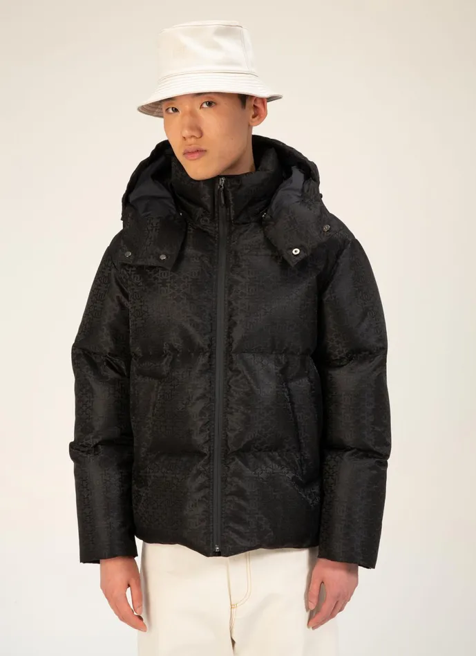 Men Bally Outerwear BMonogram Puffer Jacket 8211 Nylon Outerwear In Black