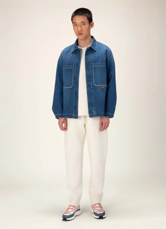 Men Bally Sneakers Delys 8211 Leather Sneakers In Blue and White