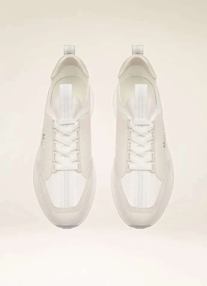 Men Bally Sneakers Deven 8211 Leather Sneakers In White