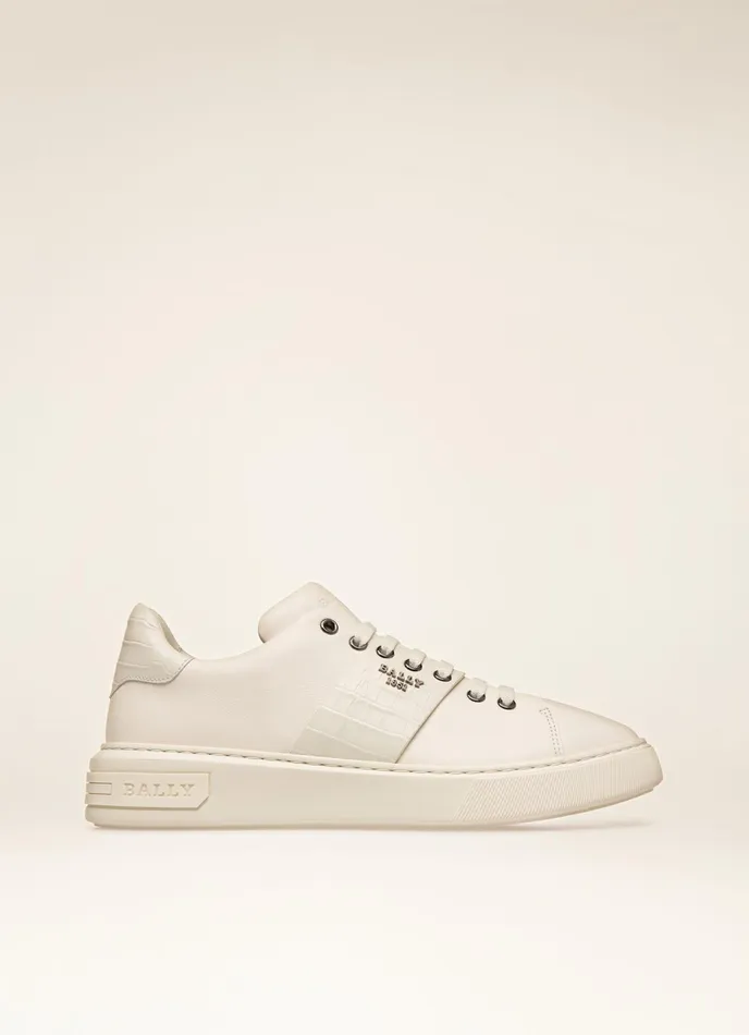 Men Bally Sneakers Mattye 8211 Leather Sneakers In White